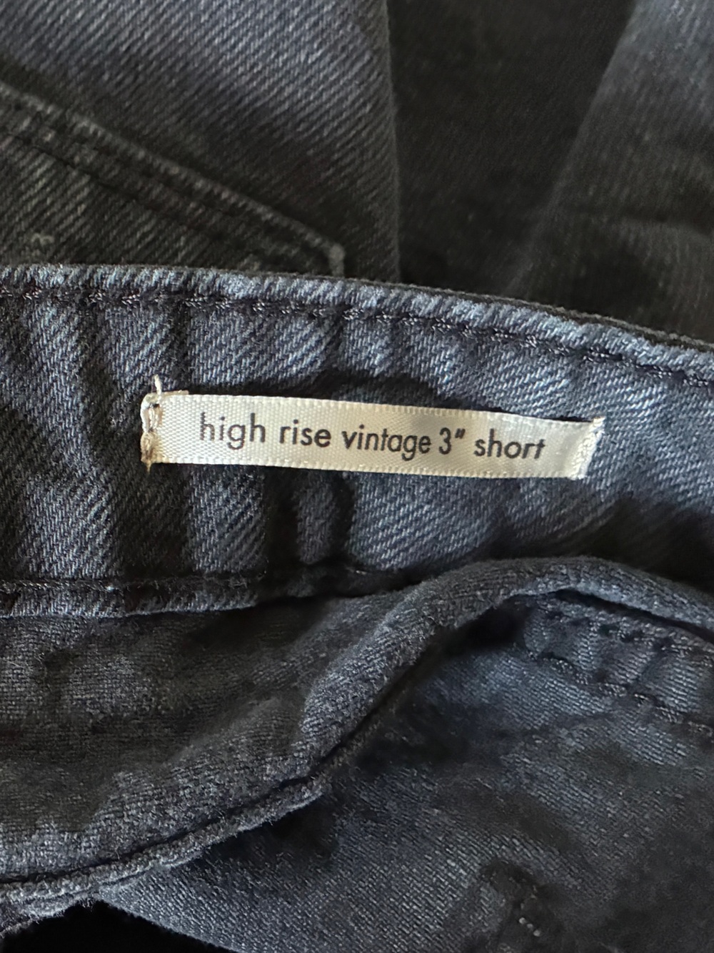 Wrangler Black Grunge High Rise Vintage Distressed Raw Hem Denim Shorts Size 10 - Picture 8 of 9
